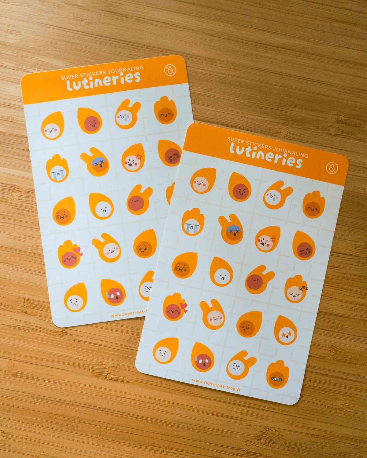 Lutineries - Stickers journaling