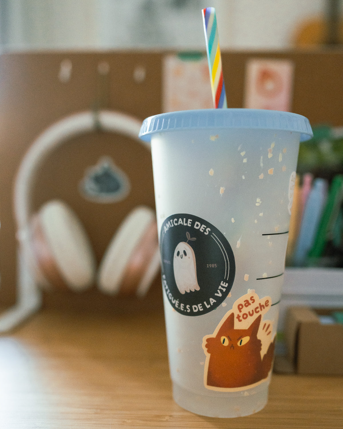 Amicale des fatigué.e.s de la vie - Sticker