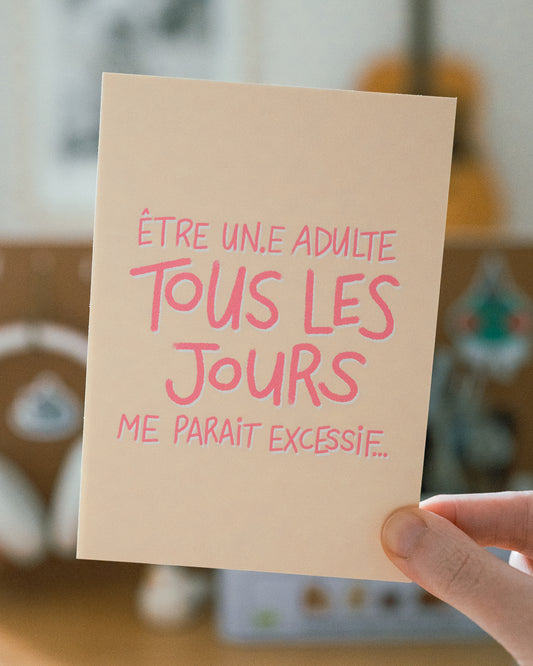 Adulte - Carte