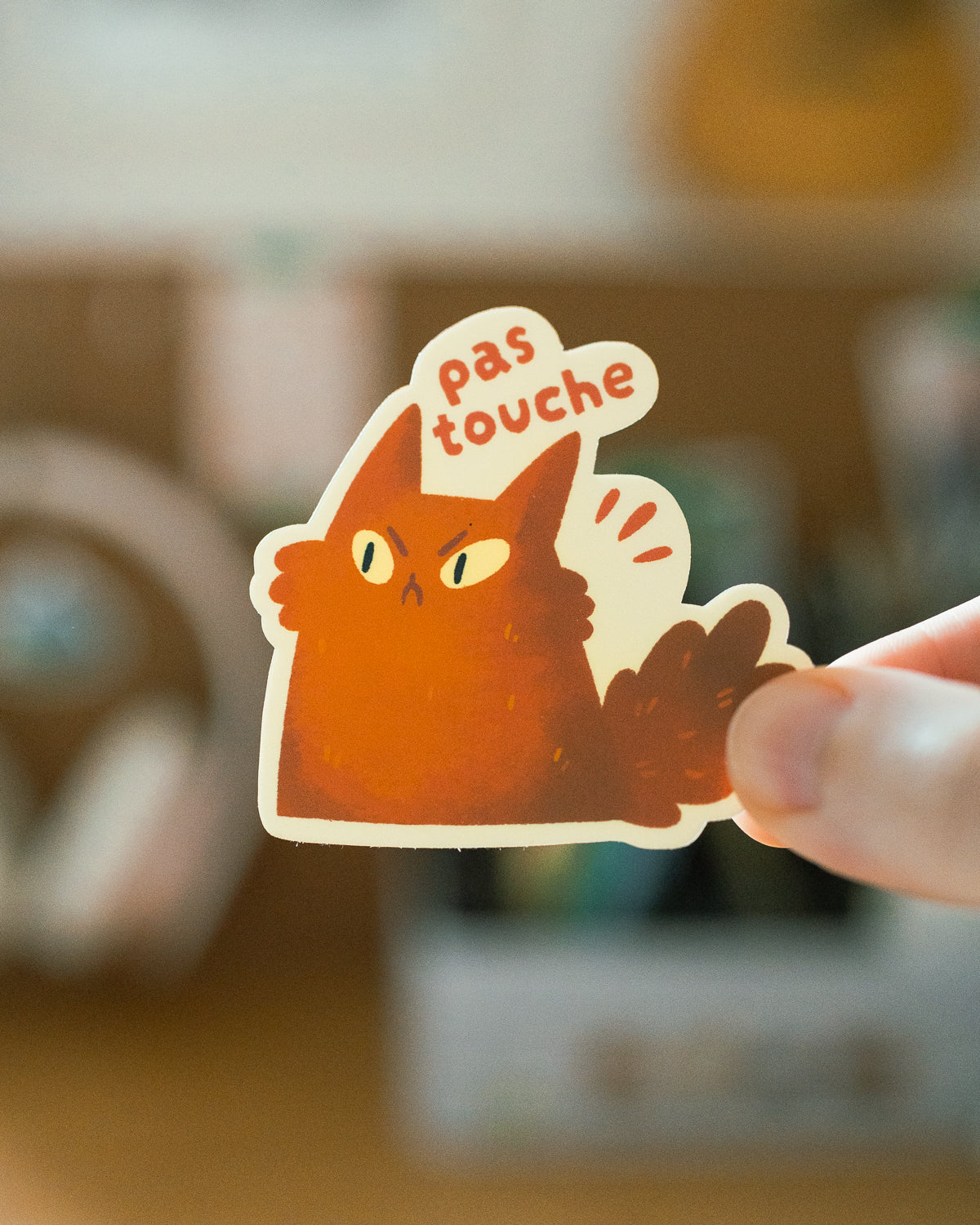 Pas touche ! - Sticker