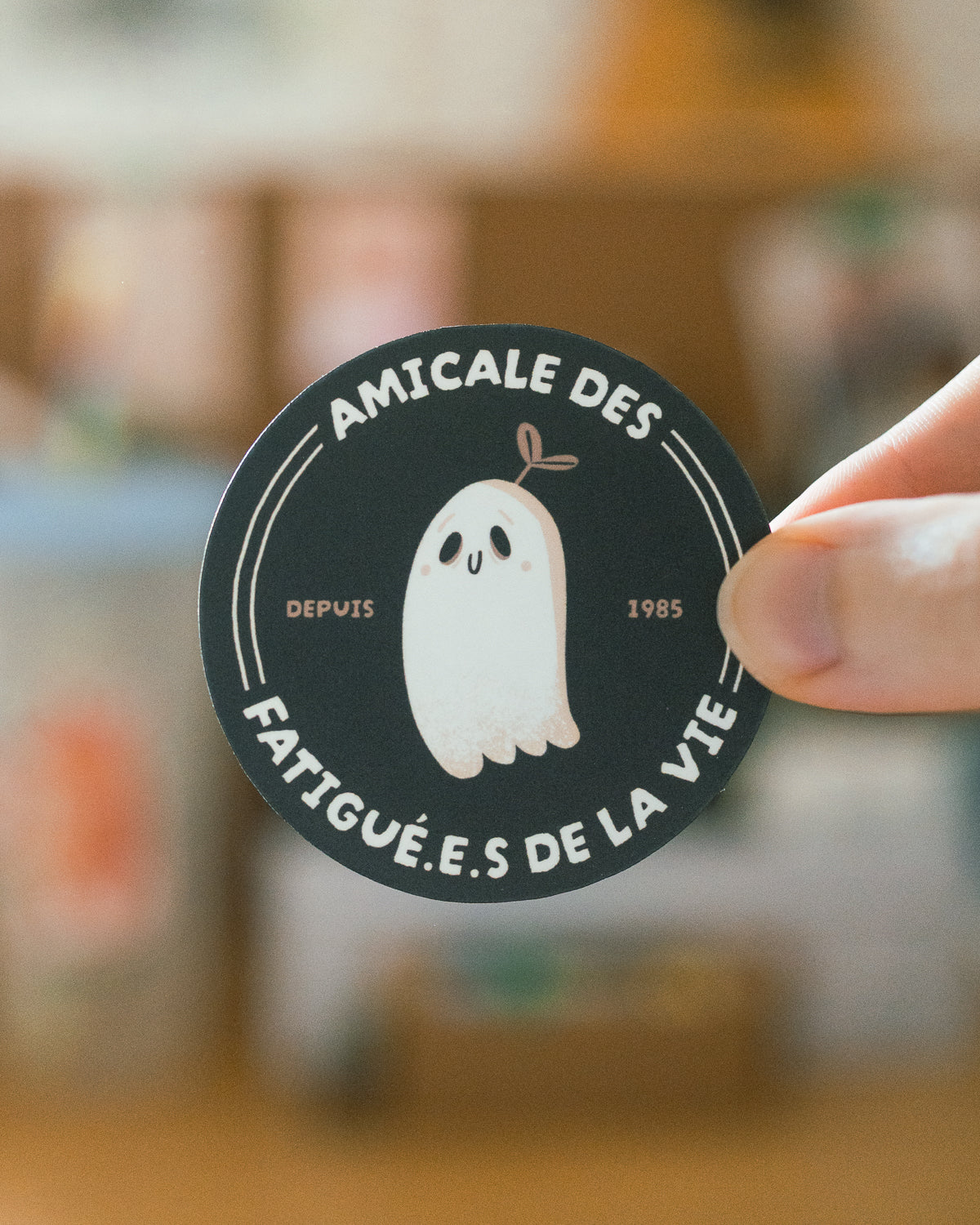 Amicale des fatigué.e.s de la vie - Sticker