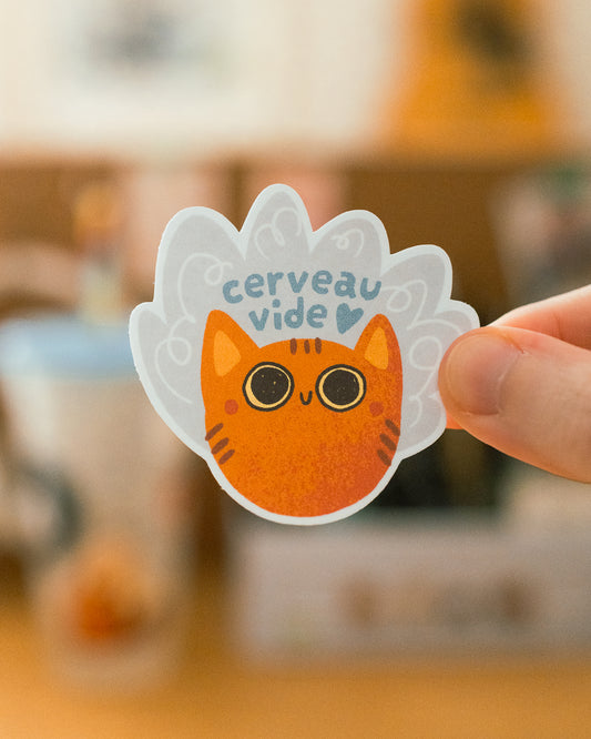 Cerveau vide - Sticker