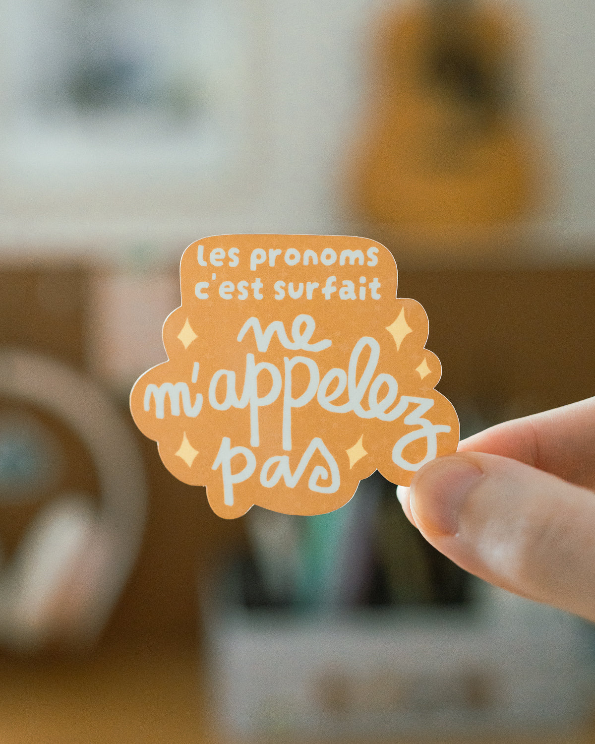 Ne m'appelez pas - Sticker scintillant
