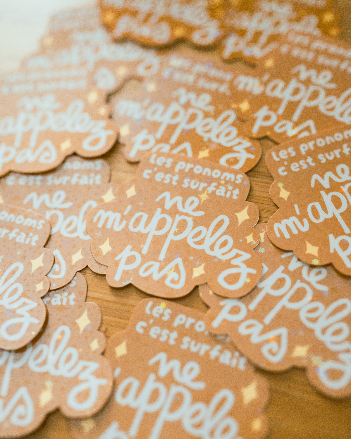 Ne m'appelez pas - Sticker scintillant