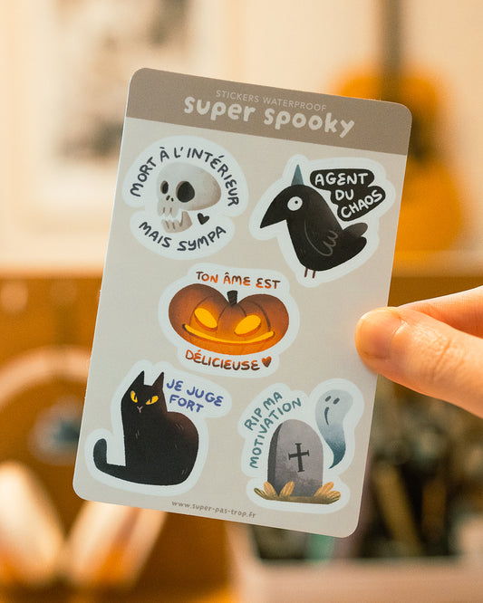 Spooky - Planche de stickers